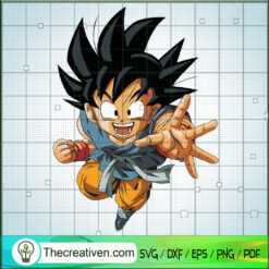 Goku Skill Toss SVG, Goku SVG, Dragon Ball Z SVG