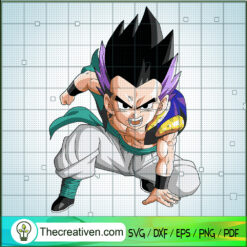 Gotenks Fury SVG, Goten SVG, Dragon Ball Z SVG