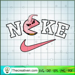 Nike x Majin Buu Pac Man SVG Cut File for Cricut & Silhouette