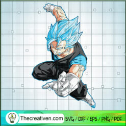 Vegito Super Saiyan Blue SVG, Vegeta SVG, Dragon Ball Z SVG