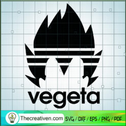 Adidas Vegeta SVG, Adidas Logo SVG, Vegeta Dragon Ball SVG