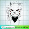 Kimetsu No Yaiba SVG, Sabito Fanart Face SVG, Japan Manga SVG