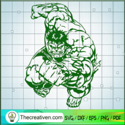 Hulk Angry Punch SVG, Avenger SVG, Marvel Movie SVG