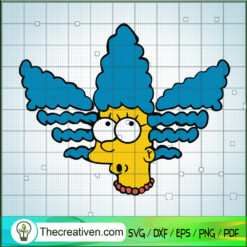 Adidas X Simpsons SVG, Marge Sinpson Hair Adidas SVG, Cartoon SVG