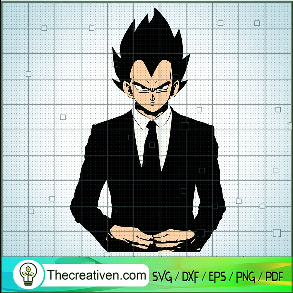 Dragon Ball SVG, Vegeta Gentleman SVG, Japan Manga SVG 1 Dragon Ball SVG, Vegeta Gentleman SVG, Japan Manga SVG