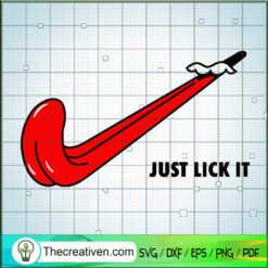 Nike Logo SVG, Nike Cartoon SVG, Just Lick It SVG