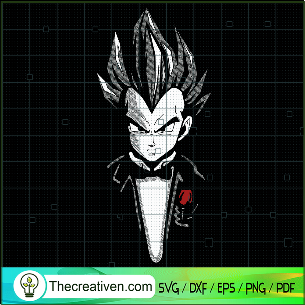 Dragon Ball SVG, Vegeta Gentleman Ves Suit SVG, Japanese SVG 1 Dragon Ball SVG, Vegeta Gentleman Ves Suit SVG, Japanese SVG