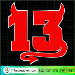 901 Dan Angka 13 SVG, Angka 13 SVG, Misteri Angka 13 SVG