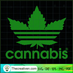 Adidas Cannabis SVG, Adidas SVG, Cannabis SVG