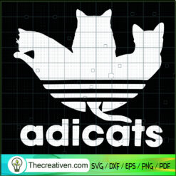 Adicats SVG, Adidas Logo SVG, Cats SVG