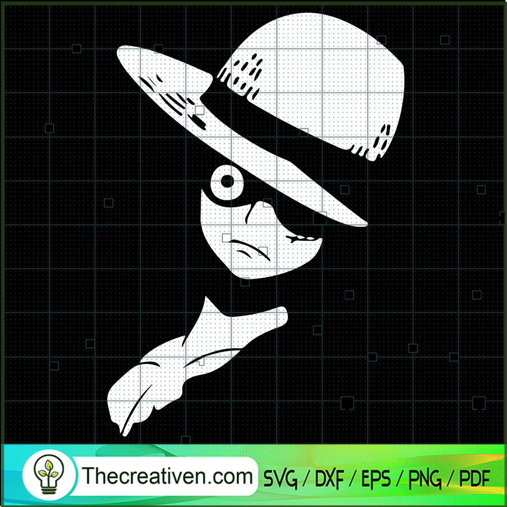 One Piece D.Luffy Head SVG, One Piece SVG, Luffy SVG 1 One Piece D.Luffy Head SVG, One Piece SVG, Luffy SVG