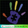 Autism Hand Print SVG, Puzzle Piece SVG, 2nd April SVG 3 Untitled 3 copy 3