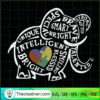 Autism Heart Elephant SVG Cut File for Cricut & Silhouette 3 Untitled 5 copy 3