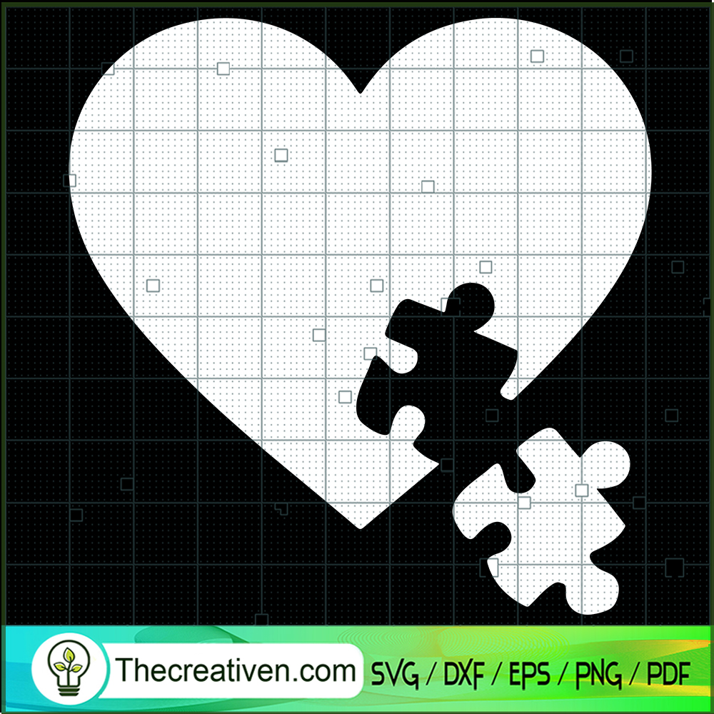 Autism Puzzle Heart SVG, Autism Support SVG, 2nd April SVG 1 Autism Puzzle Heart SVG, Autism Support SVG, 2nd April SVG