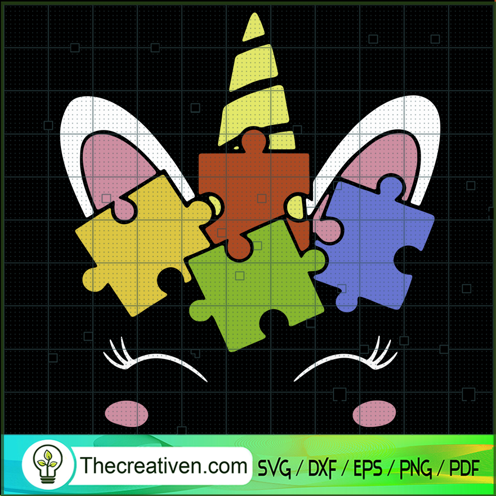 Autism Unicorn SVG, Unicorn Lover SVG, Autism Head Puzzle SVG 1 Autism Unicorn SVG, Unicorn Lover SVG, Autism Head Puzzle SVG