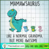 Mamawsaurus Like A Normal Gr SVG Cut File for Cricut