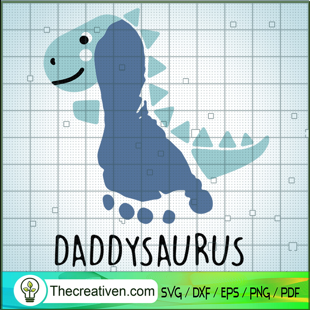 Daddysaurus SVG Cut File for Cricut & Silhouette 1 Daddysaurus SVG Cut File for Cricut & Silhouette