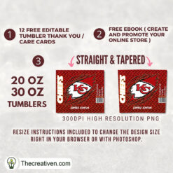 Alternative view of Kansas City Chiefs Limited Edi Tumbler Wrap Download