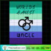 Worlds Gayest Uncle SVG, Gay SVG, LGBT SVG