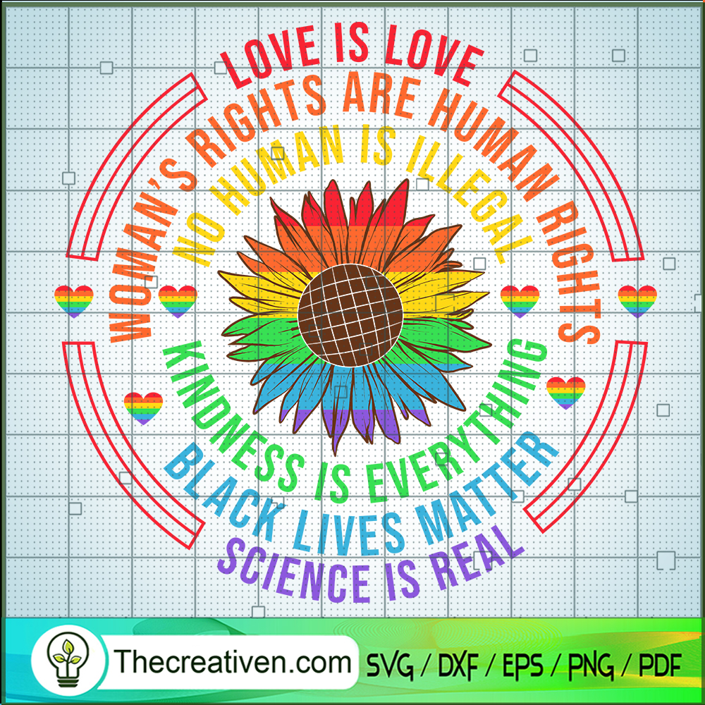 Love Is Love Woman's Rights SVG Cut File for Cricut 1 Love Is Love Woman's Rights SVG Cut File for Cricut