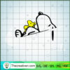 Nike With Snoopy Sleeping SVG, Nike Logo SVG, Snoopy SVG