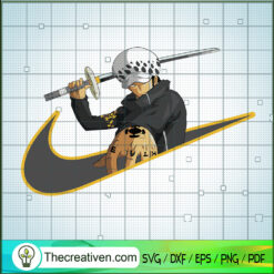Nike With Trafalgar D. Water Law SVG Cut File for Cricut & Silhouette