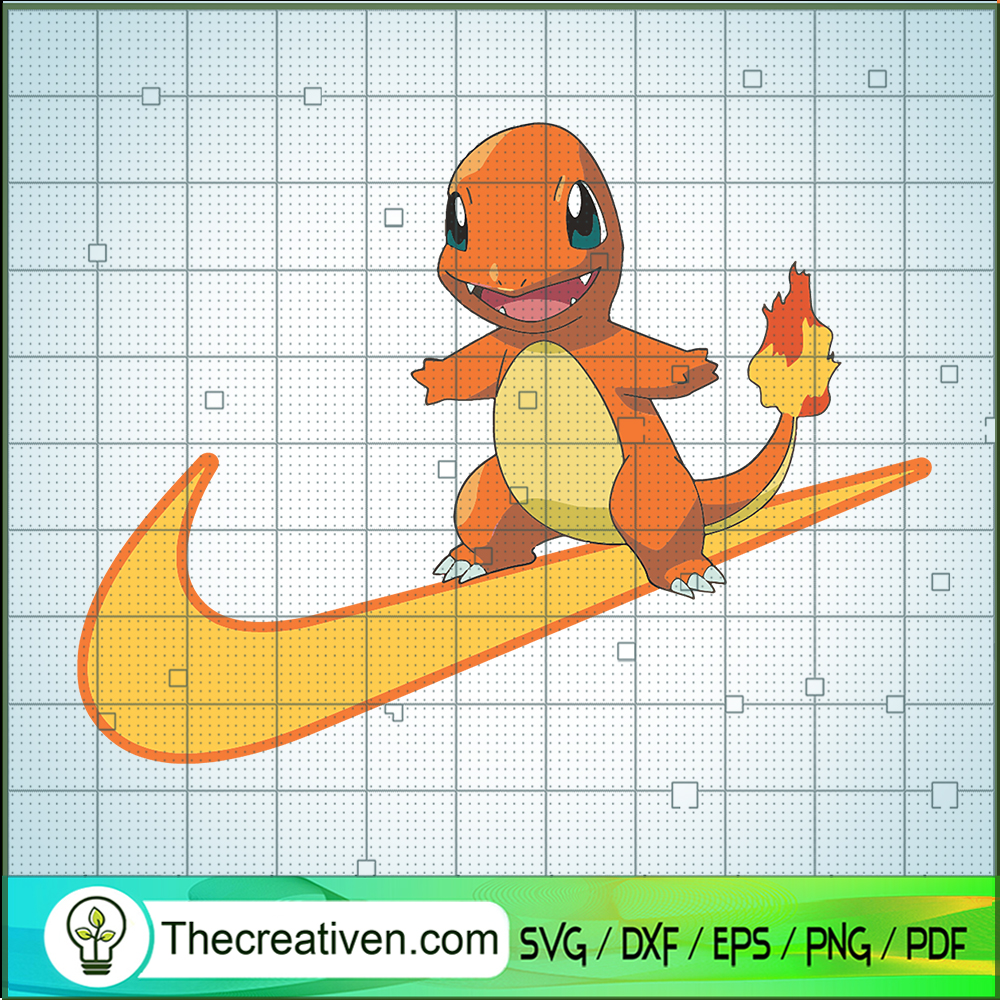 Nike With Charmander SVG, Nike x Pokemon SVG, Nike Logo SVG 1 Nike With Charmander SVG, Nike x Pokemon SVG, Nike Logo SVG