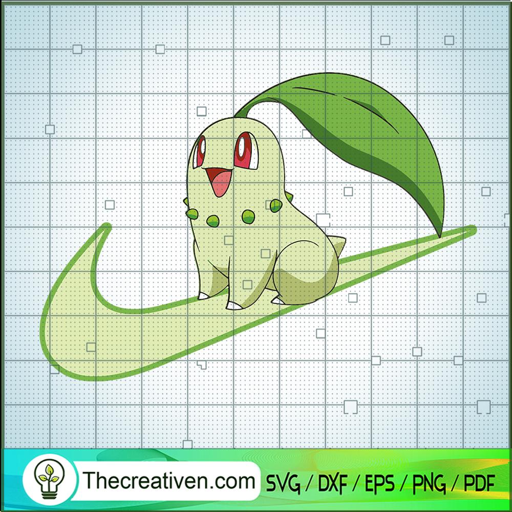 Nike x Chikorita SVG, Nike x Pokemon Dex SVG, Nike Logo SVG 1 Nike x Chikorita SVG, Nike x Pokemon Dex SVG, Nike Logo SVG