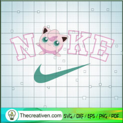 Nike x Jigglypuff SVG, Nike Just Do It SVG, Pokemon Dex SVG