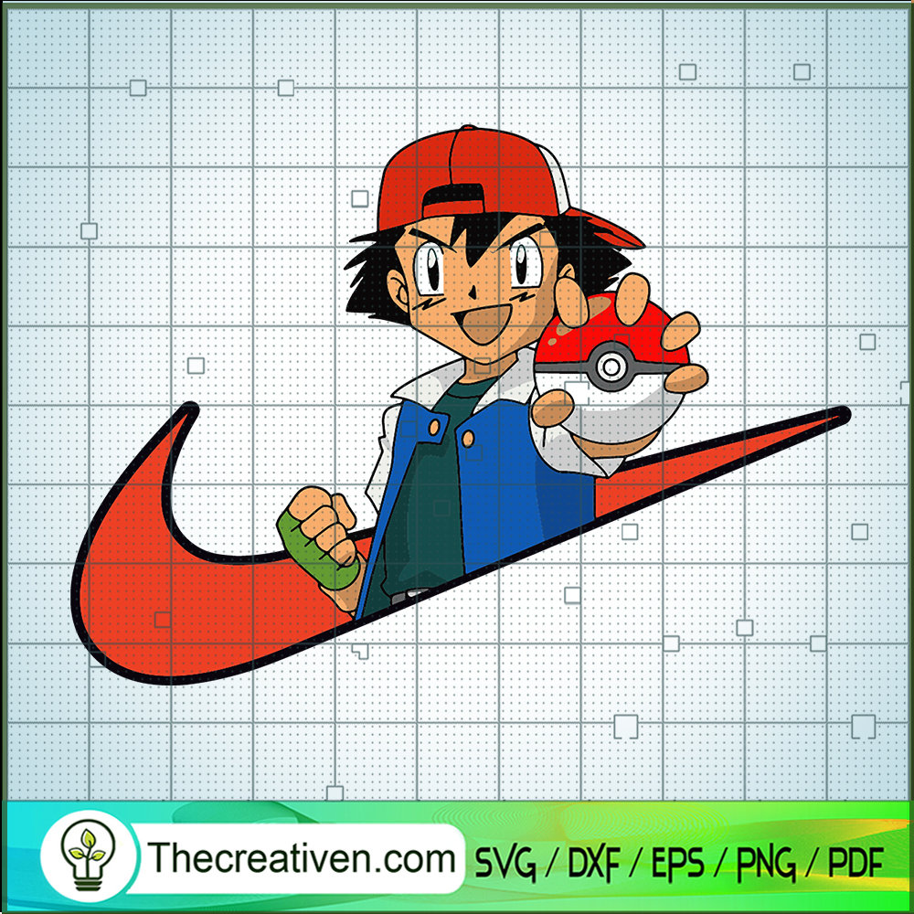 Nike x Satoshi Take Pokemon Ball SVG Cut File for Cricut & Silhouette 1 Nike x Satoshi Take Pokemon Ball SVG Cut File for Cricut & Silhouette