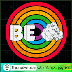 Circle Be Yourself SVG, LGBT SVG, Gay Pride SVG