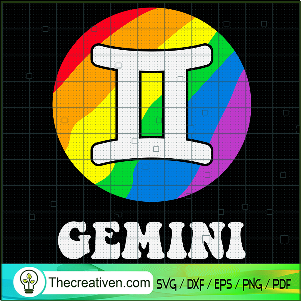 Gemini LGBT SVG, LGBT Zodiac SVG, Gay Pride SVG 1 Gemini LGBT SVG, LGBT Zodiac SVG, Gay Pride SVG