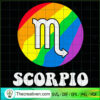 Scorpio LGBT SVG, LGBT Zodiac SVG, Gay Pride SVG