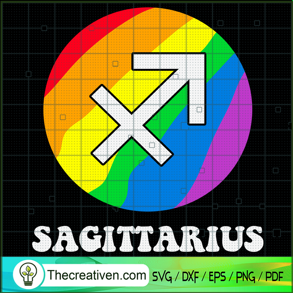Sagittarius LGBT SVG, LGBT Zodiac SVG, Gay Pride SVG 1 Sagittarius LGBT SVG, LGBT Zodiac SVG, Gay Pride SVG