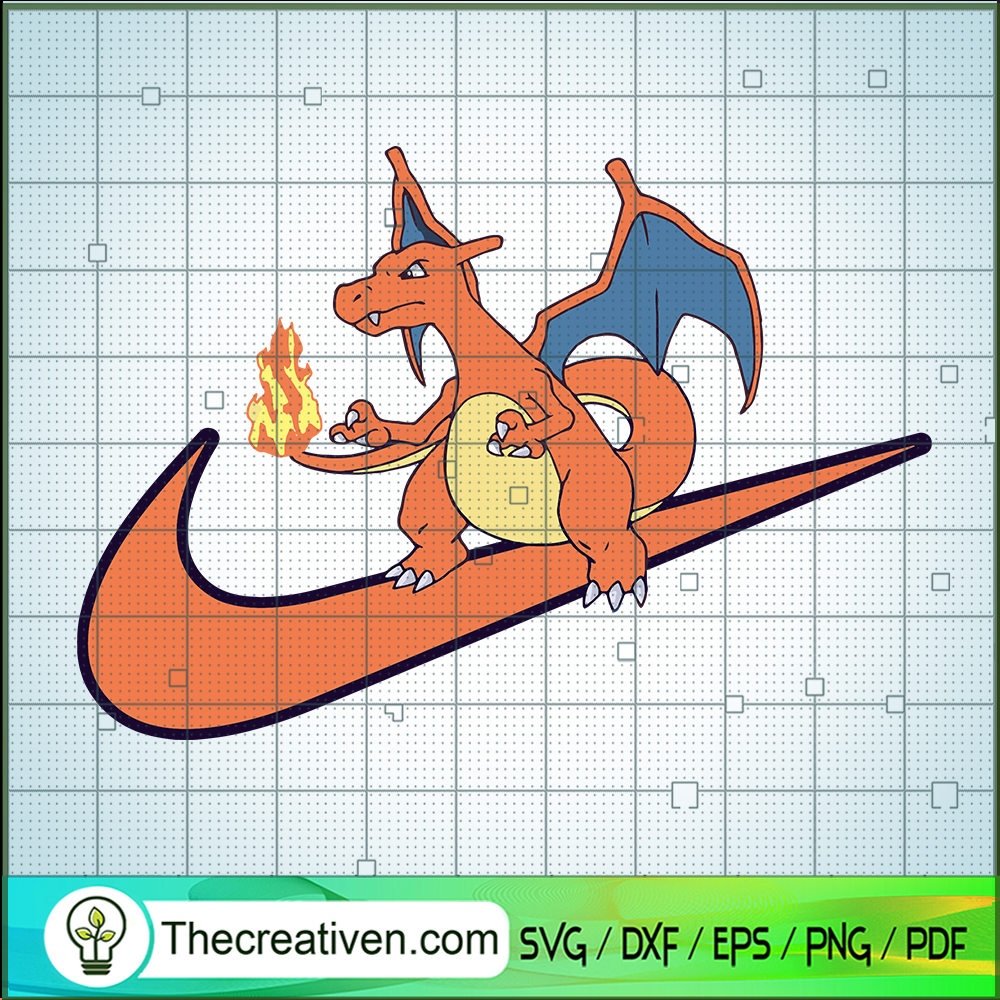 Nike x Charizard SVG, Nike x Pokemon SVG, Pokemon Charizard SVG 1 Nike x Charizard SVG, Nike x Pokemon SVG, Pokemon Charizard SVG