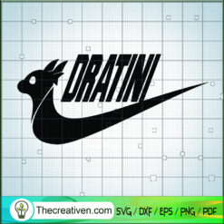 Dratini SVG, Nike x Pokemon SVG, Nike Logo SVG