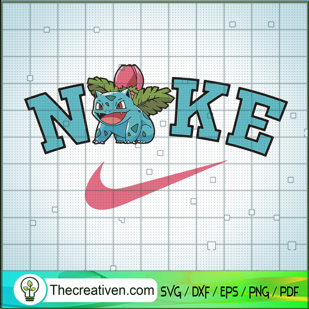 Nike With Ivysaur SVG, Nike Logo SVG, Pokemon Dex SVG 1 Nike With Ivysaur SVG, Nike Logo SVG, Pokemon Dex SVG