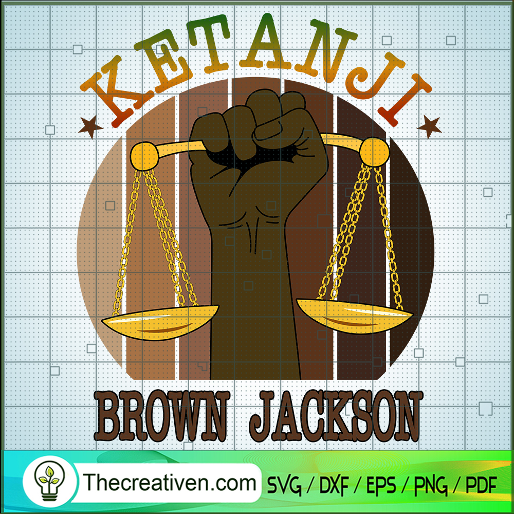 Ketanji Brown Jackson SVG, Black Woman Judge SVG, African SVG 1 Ketanji Brown Jackson SVG, Black Woman Judge SVG, African SVG