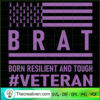 Brat Born Resilient And Tough copy