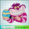 Cheshire Cat Eggs Easter Day SVG Cut File for Cricut & Silhouette 3 Cheshire Cat Eggs Easter copy