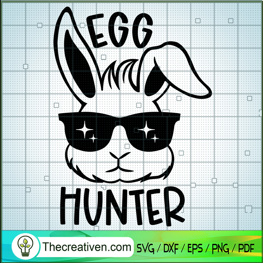 Egg Hunter SVG, Bunny Hunter SVG, Funny Easter Day SVG 1 Egg Hunter SVG, Bunny Hunter SVG, Funny Easter Day SVG