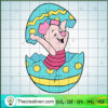 Piglet In Easter Eggs SVG, Funny Easter Day SVG, Disney Piglet SVG