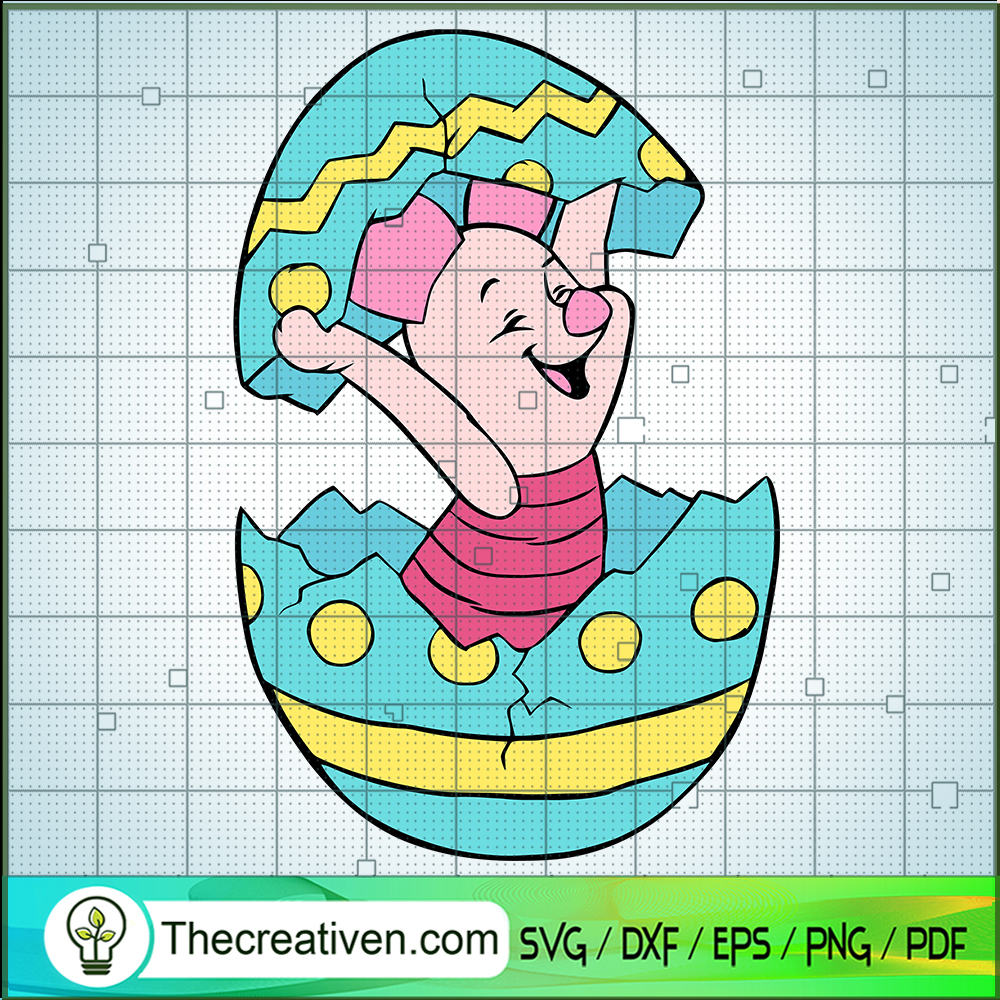 Piglet In Easter Eggs SVG, Funny Easter Day SVG, Disney Piglet SVG 1 Piglet In Easter Eggs SVG, Funny Easter Day SVG, Disney Piglet SVG
