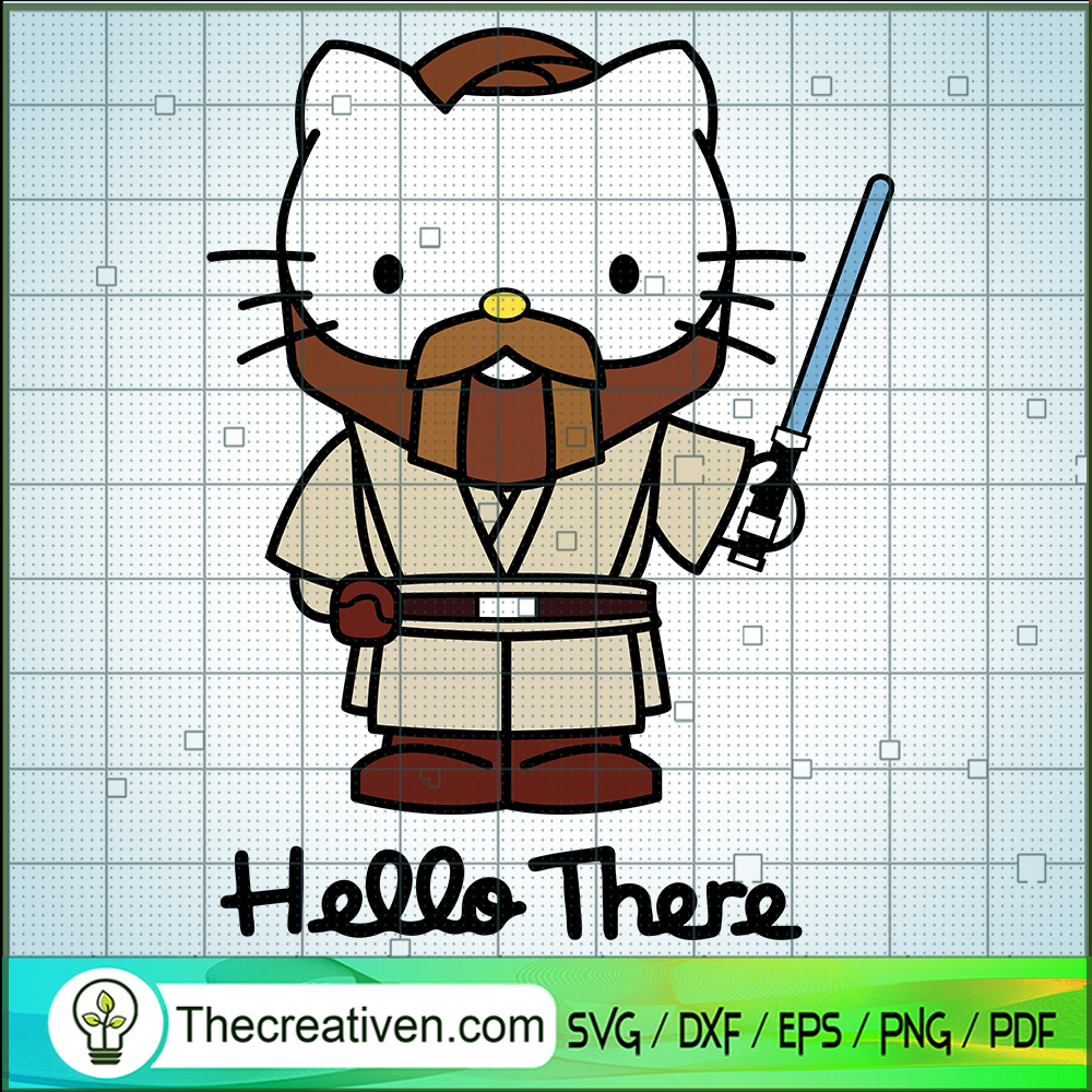 Hello There SVG, Funny Hello Kitty SVG, Kitty Cat SVG 1 Hello There SVG, Funny Hello Kitty SVG, Kitty Cat SVG