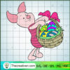 Piglet Basket Eggs SVG, Piglet SVG, Funny Easter Day SVG 3 Piglet Basket Eggs copy