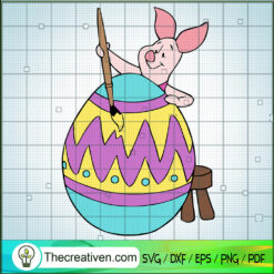 Piglet Eggs Easter SVG Cut File for Cricut & Silhouette