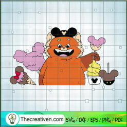 Snack Turning Red Mei Lee SVG, Turning Red SVG, Disney Movie SVG