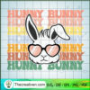 Hunny Bunny SVG, Stacked Groovy Hunny Bunny SVG, Funny Easter Day SVG 2 Stacked groovy Hunny bunny copy
