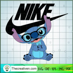 Nike Stitch SVG, Nike Logo SVG, Ohana Stitch SVG