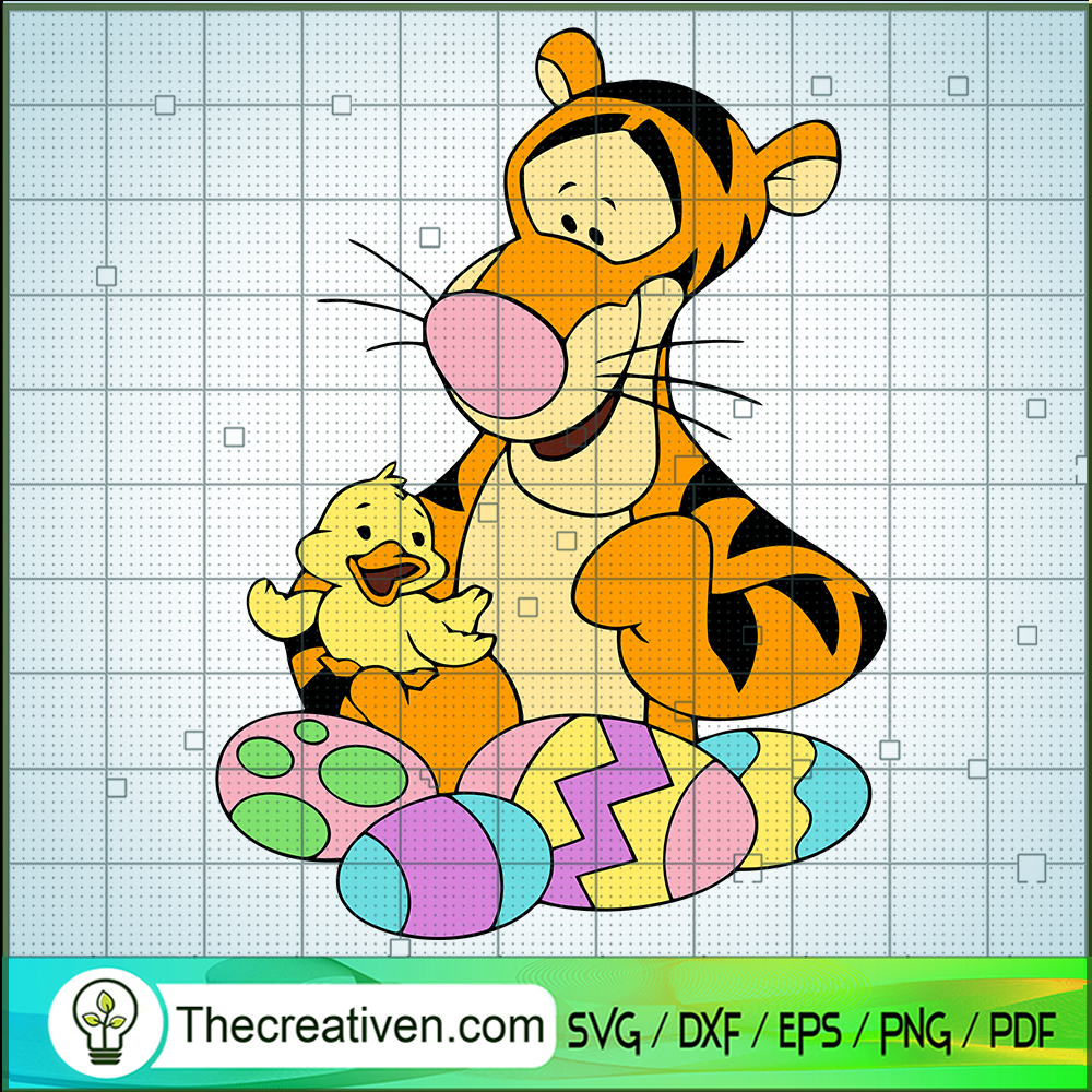 Tigger And Ducky Eggs Easter SVG, Happy Easter Day SVG, Funny SVG 1 Tigger And Ducky Eggs Easter SVG, Happy Easter Day SVG, Funny SVG